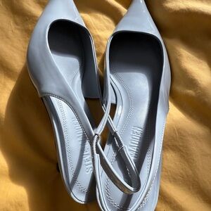 Steve Madden Light Gray kittie pumps